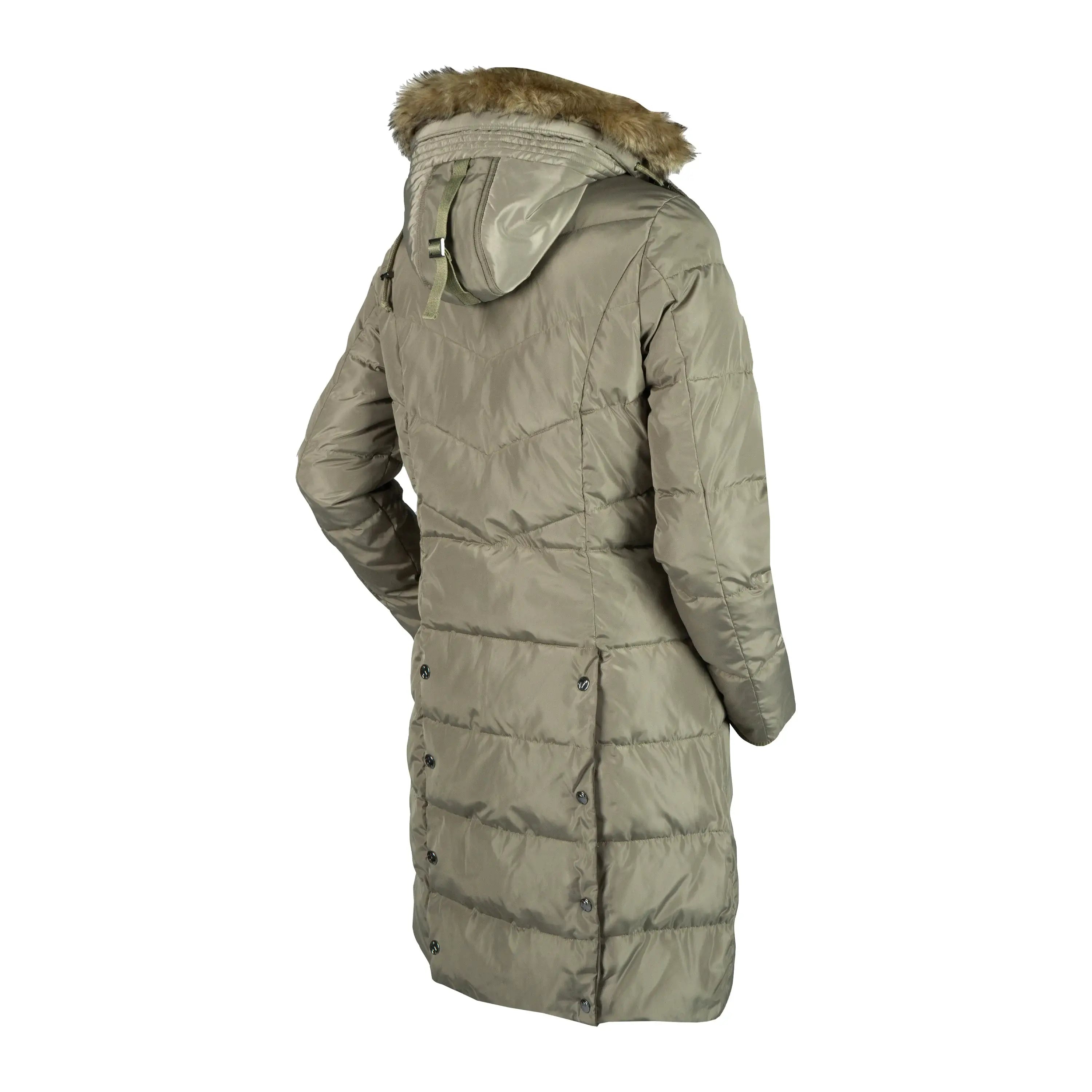 Horka Lång Vinterjacka Glacier - Khaki