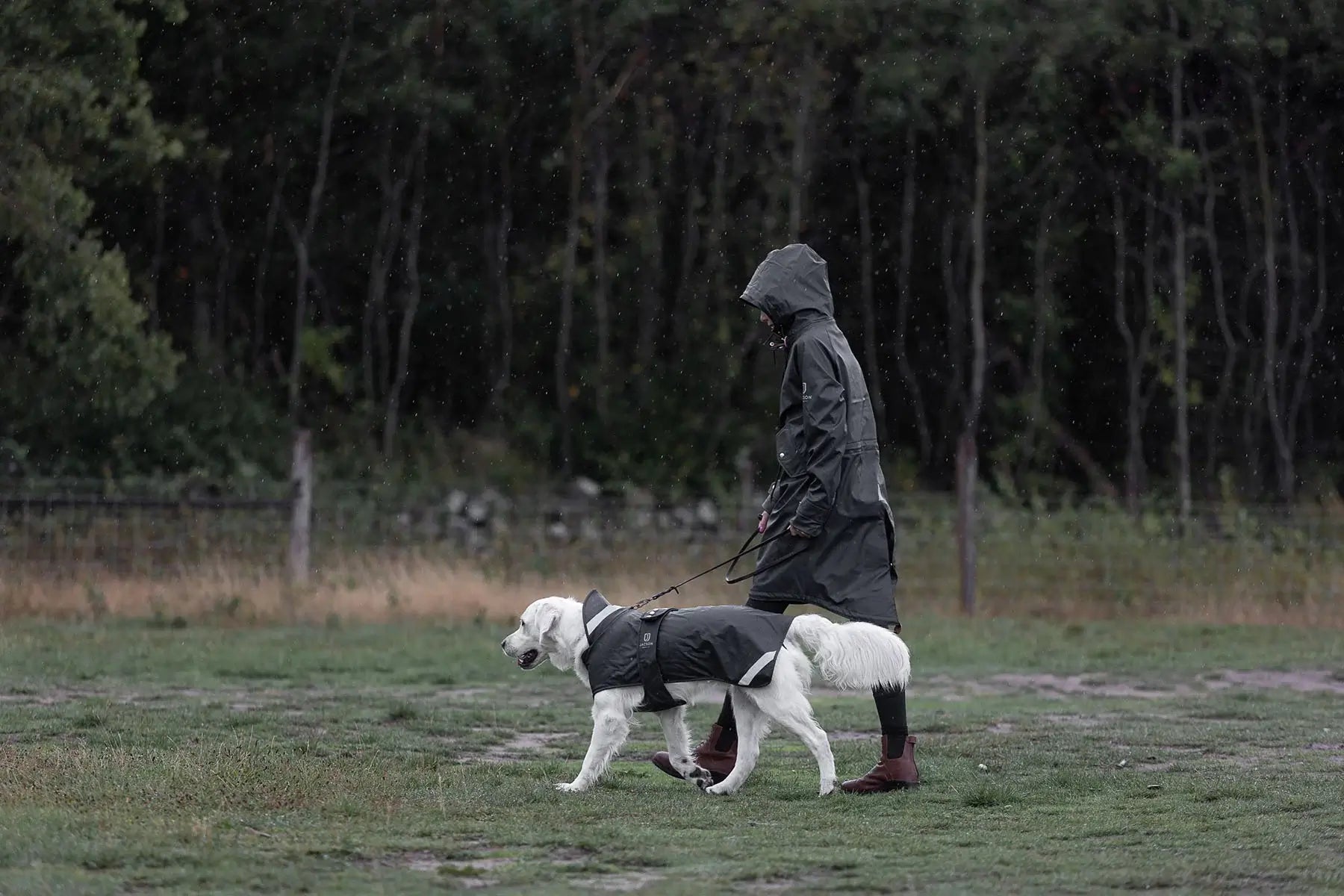 Jacson Peggy Rain Coat - Svart
