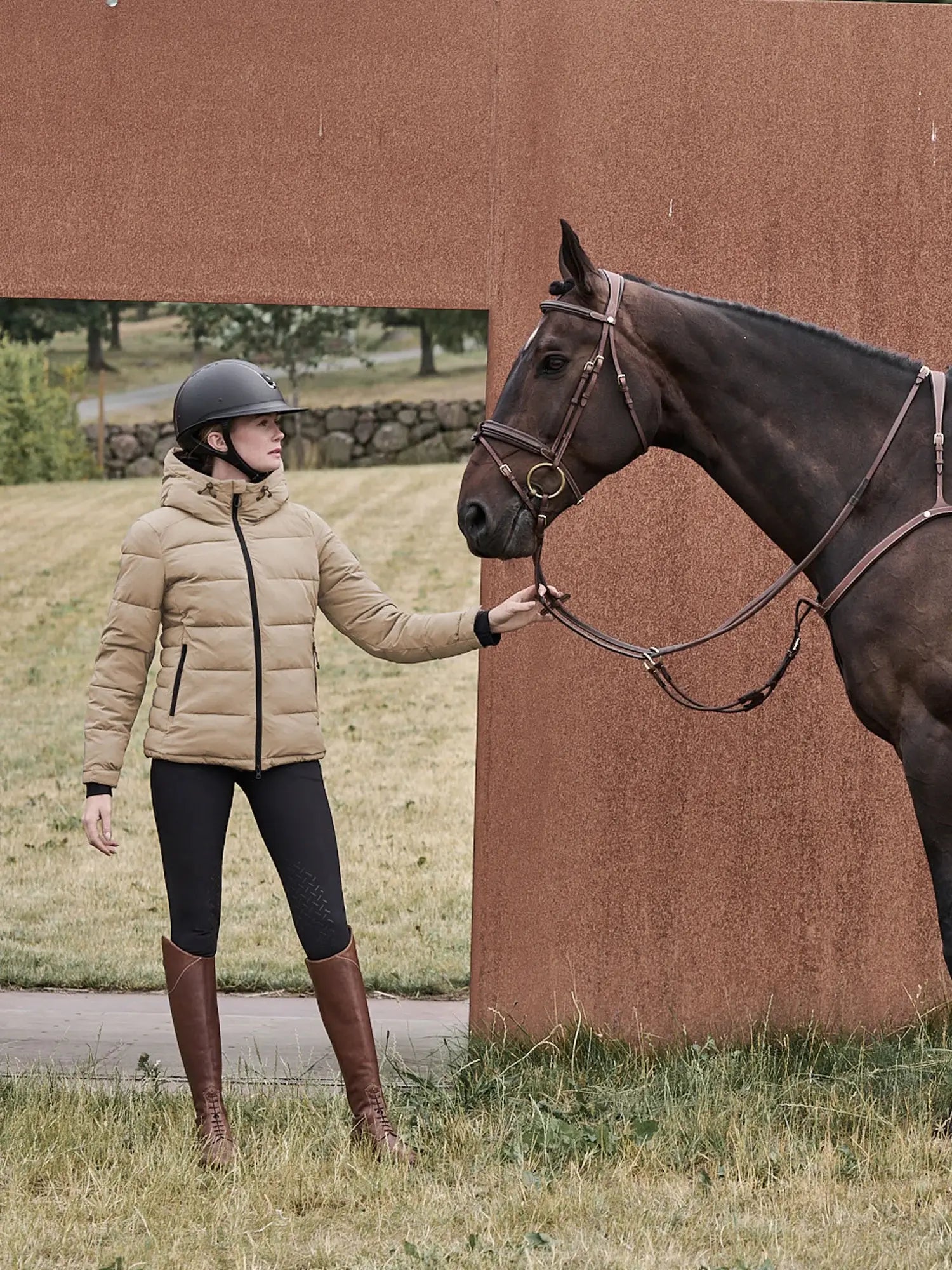 Jacson Idun Vinterjacka Beige