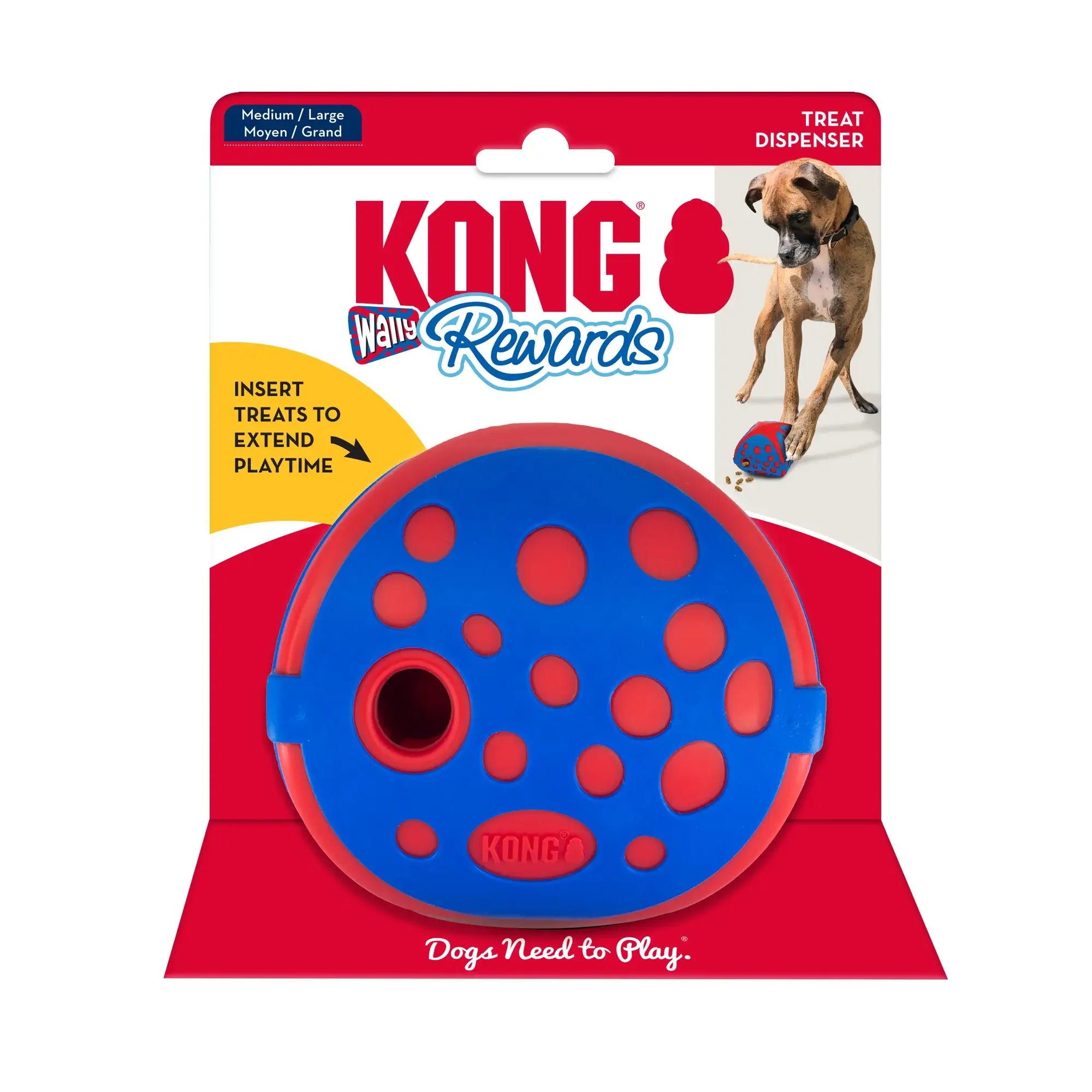 Kong Aktiveringsleksak Rewardswally Flerfärgad M/l