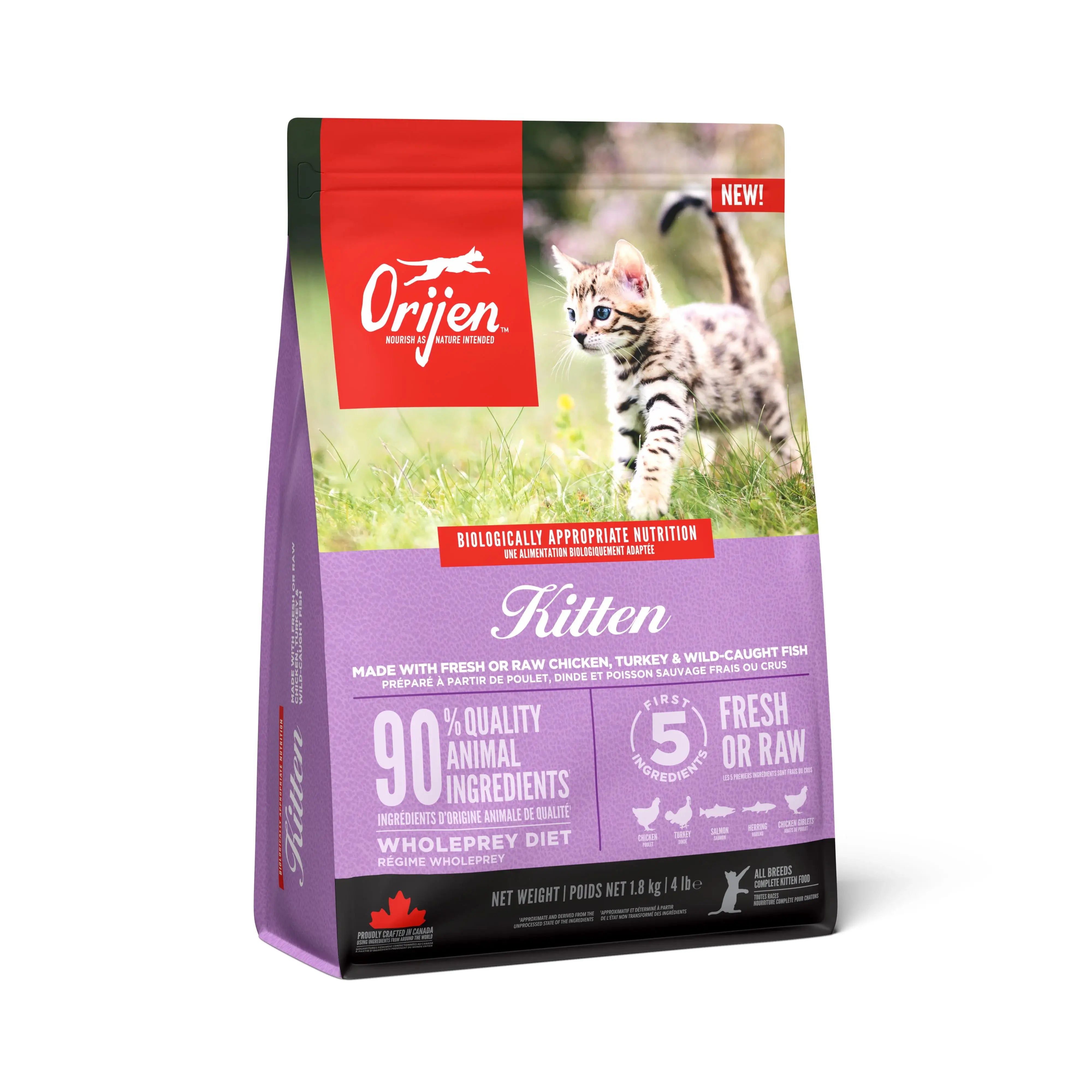 Orijen Kitten 1,8kg - Torrfoder Till Katt