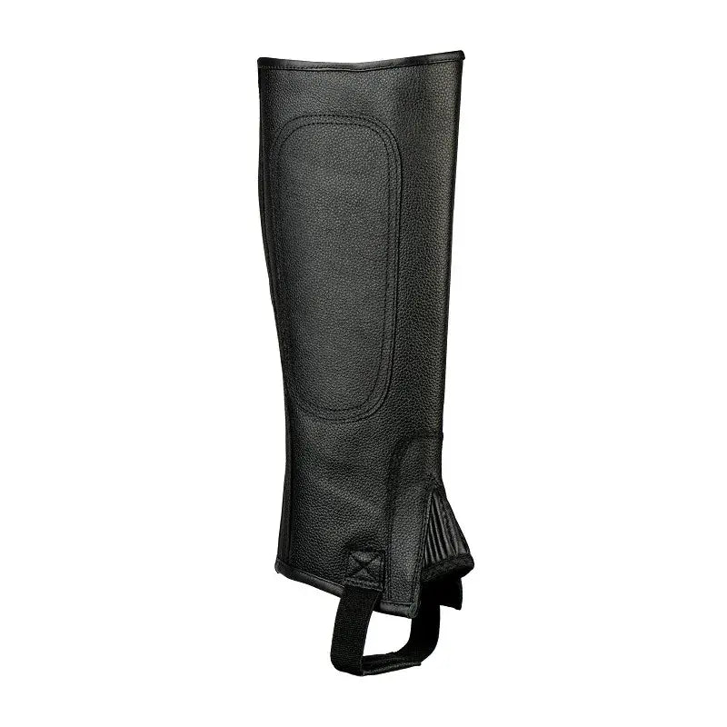 Red Horse Halvchaps i multi-grain läder XL - Svart