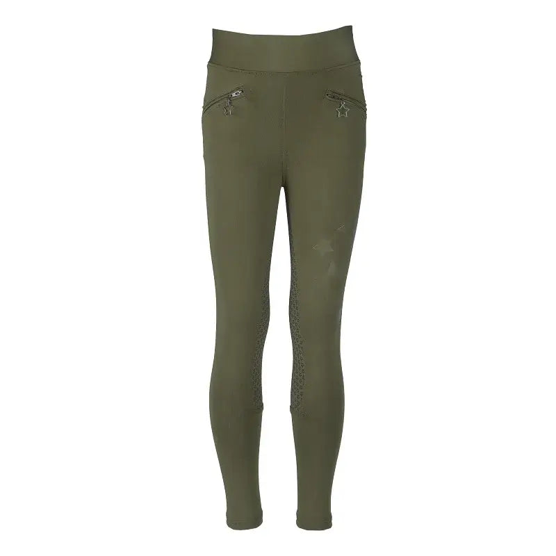 Red Horse Ridtights Khloé Barn - Mörkgrön