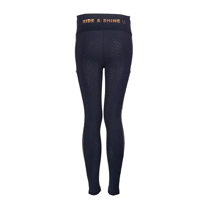 Red Horse Ridtights Yuki Barn - Marinblå/Rosé