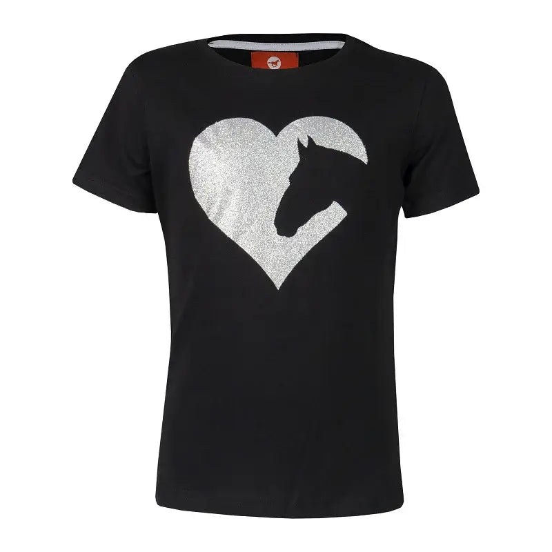 Red Horse T-shirt Toppie - Svart/Silver