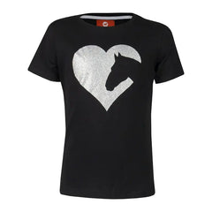 Red Horse T-shirt Toppie - Svart/Silver