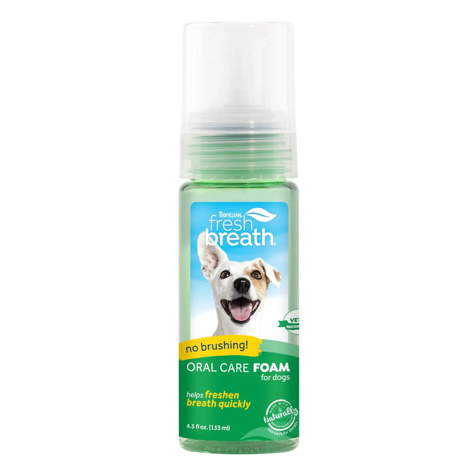TropiClean Oral Care Mint Foam 133ml