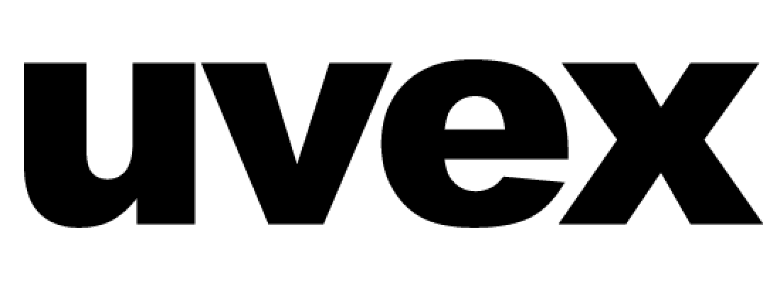 uvex logo equestrian ridhjälmar 
