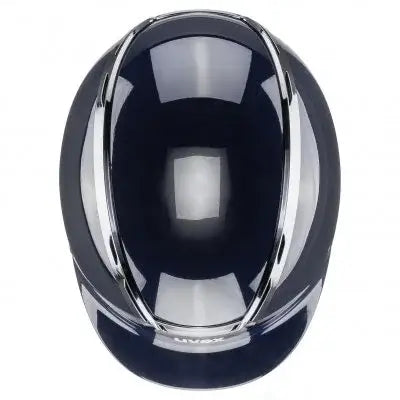 Uvex Ridhjälm Exxeed Shiny chrome - Navy